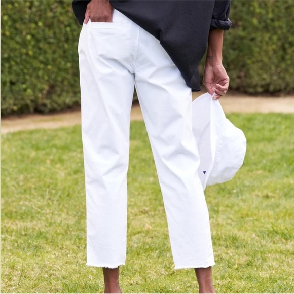 Frank & Eileen Chino Pants Wicklow Twill in White - Picture 4 of 8